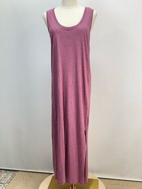 PACT Mauve organic softspun tank sleeveless midi Dress size M